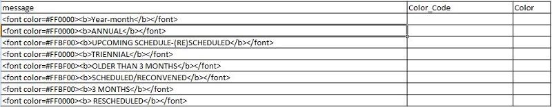 Solved: Find Color from a ColorCode in Oracle sql | Experts Exchange