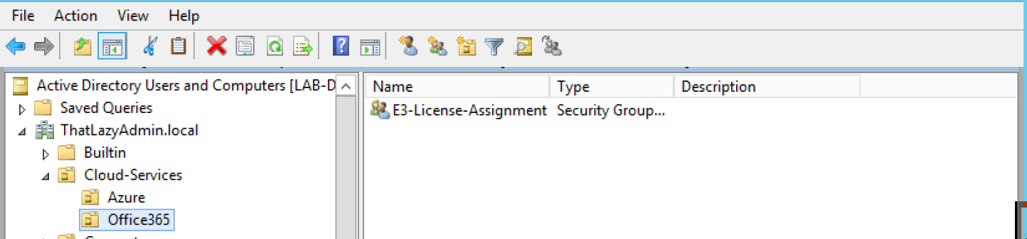 group license assignment office 365