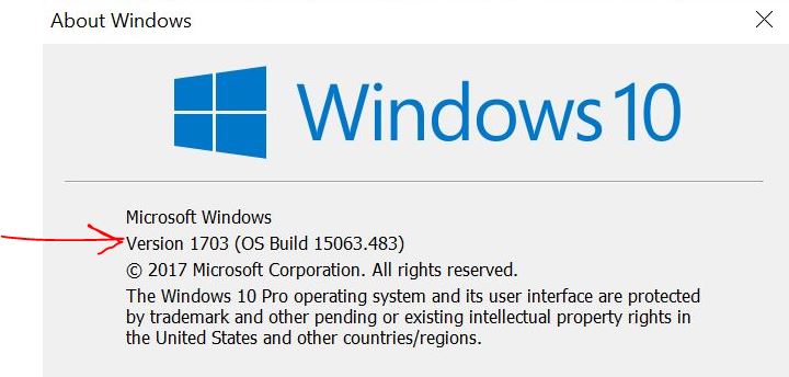 Solved: Upgrade Windows 10 Build version on Surface | Experts Exchange