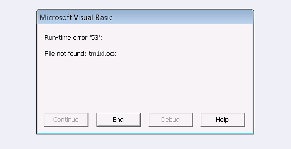 Microsoft vbs of learning error file not found