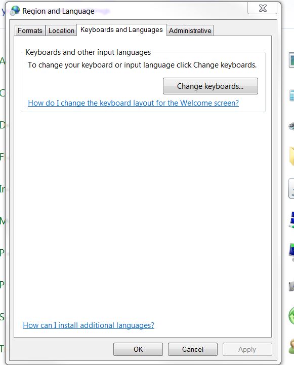 Solved: display Language in Windows 7 | Experts Exchange