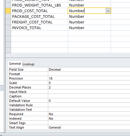 Solved: Access: Decimal places in currency fields | Experts Exchange