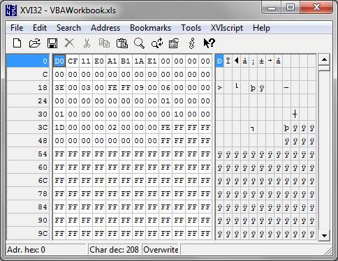 excel crack vba password