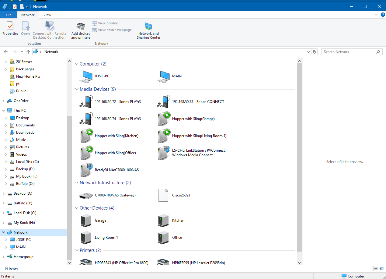 cant find nas drive on network windows 10