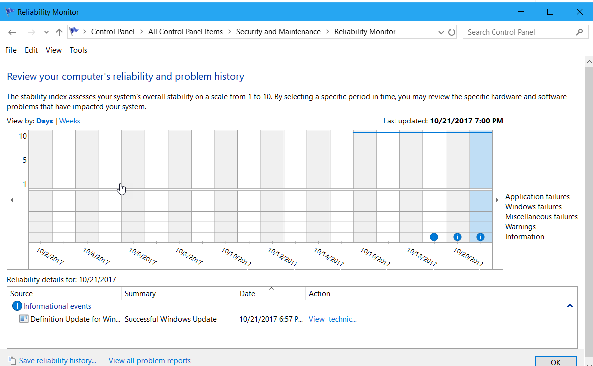 latest 2017 microsoft updates for windows 10