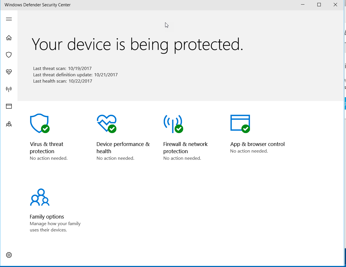 symantec endpoint protection windows 10 1709 12.1.7