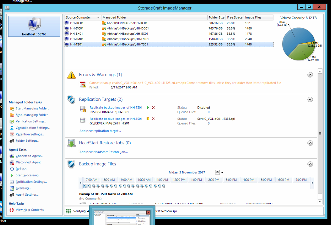Solved StorageCraft ImageManager Warning and Errors Experts Exchange