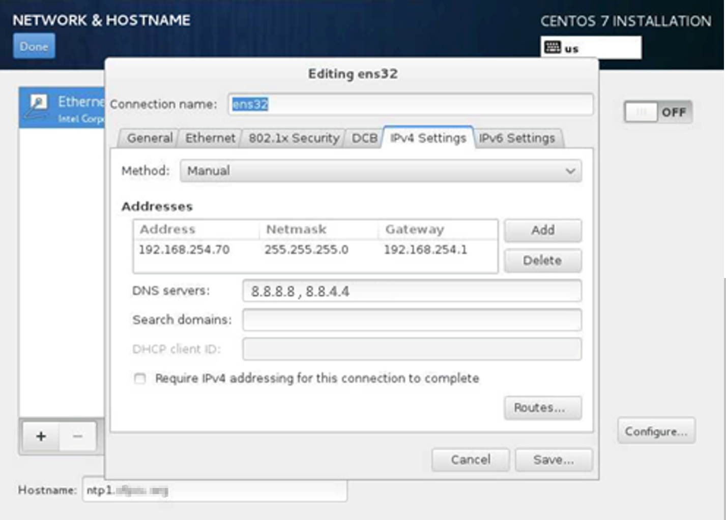 Ntp server address