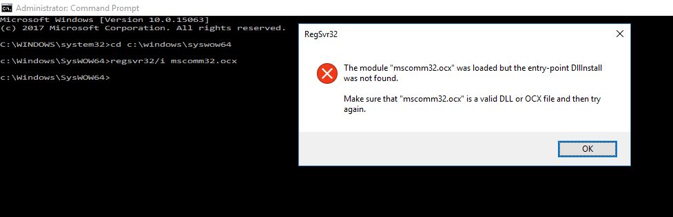 Поврежден файл mscomm32 ocx как исправить