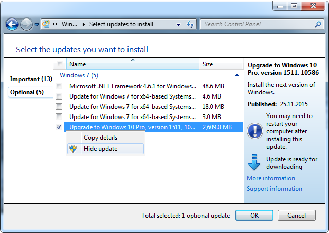 disable windows 10 updates pro