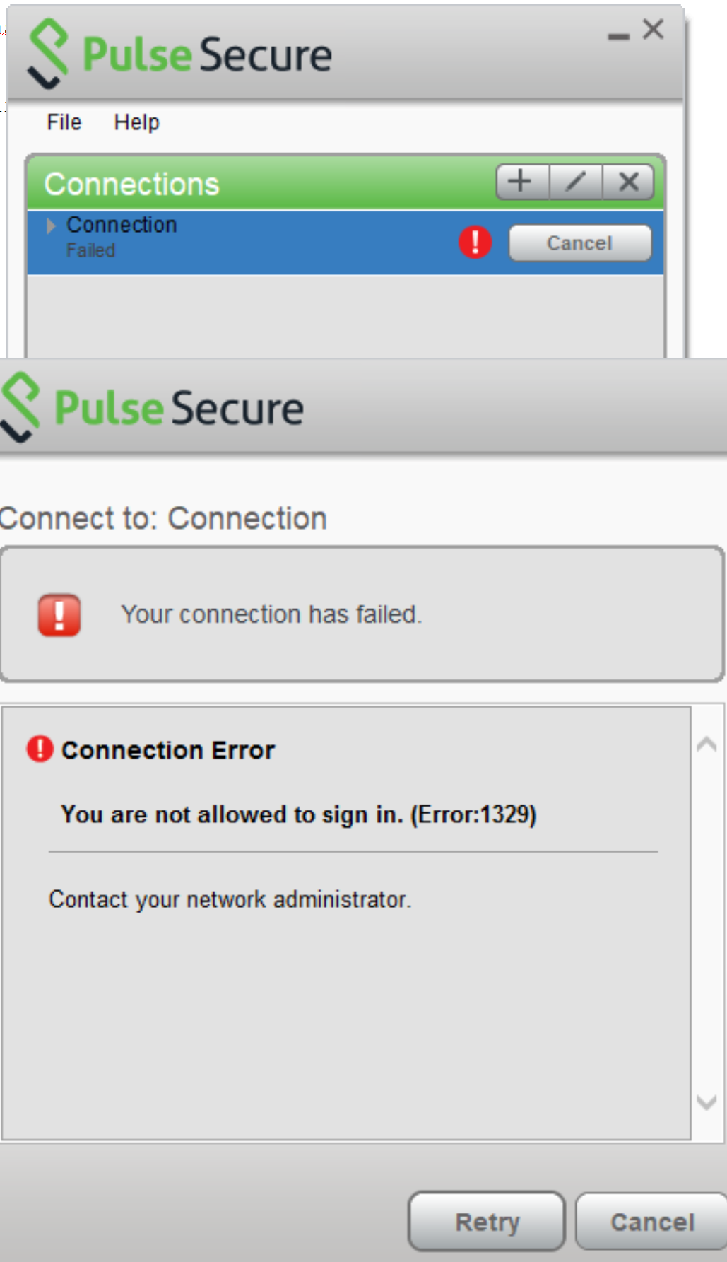 pulse secure client will not install