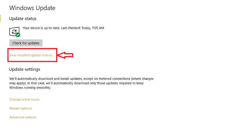 Solved: Windows 10 Update History not displayed | Experts Exchange