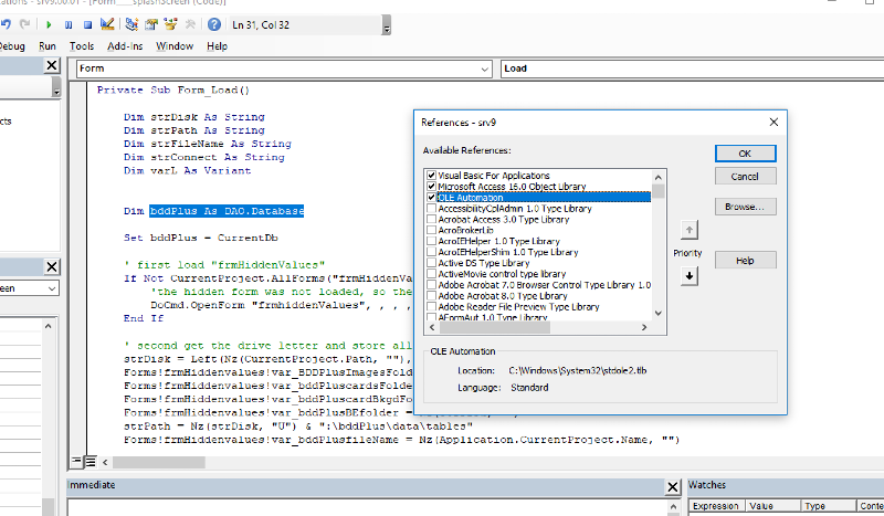 Solved: ms/access user defined type not defined | Experts Exchange