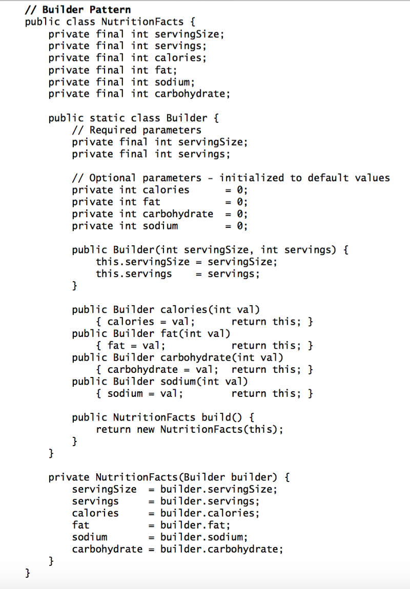 how to use the builder pattern in python – a... Solved: Builder pattern advantages over setters | Experts Exchange
