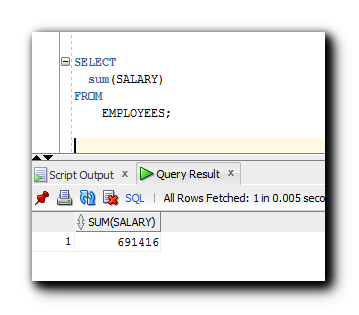 Oracle sql with clause multiple select