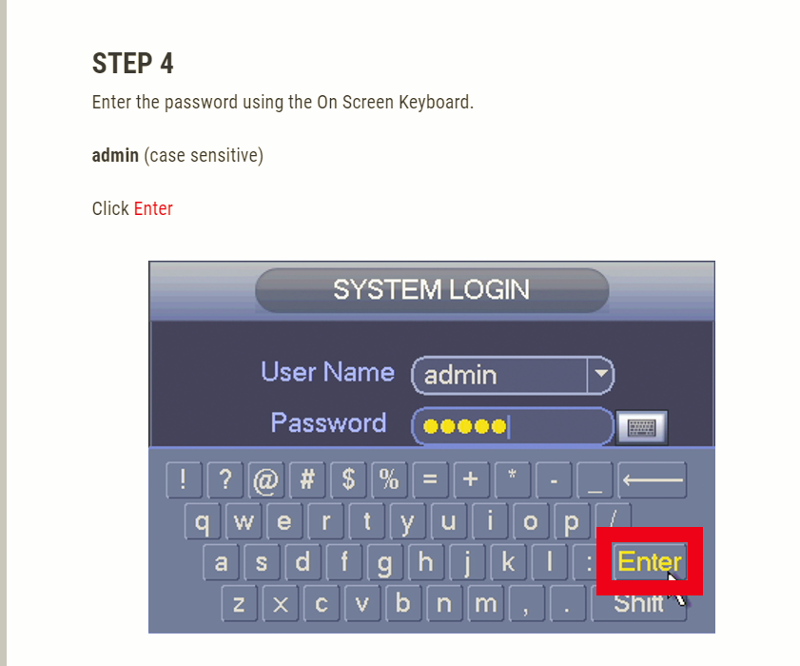 Solved QSee Security System admin password Experts Exchange