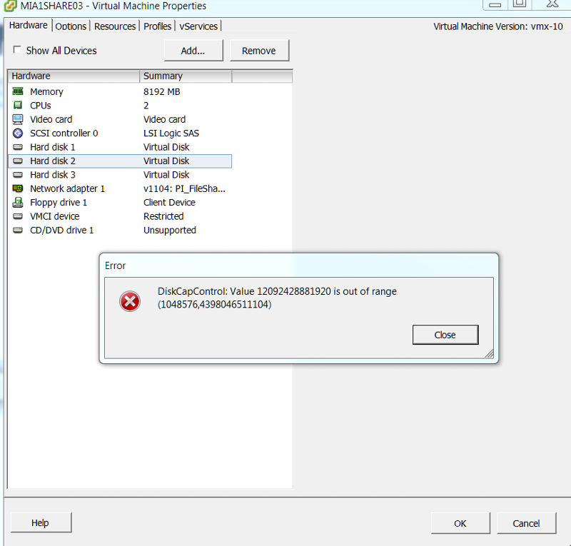 Solved: Cant consolidate snapshots due to insufficient Disk Space