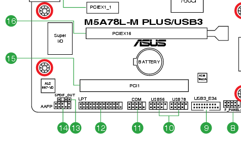 M5a78l подключение передней панели Solved: keyboard and mouse do not work when plugged into front panel USB 2.0 por