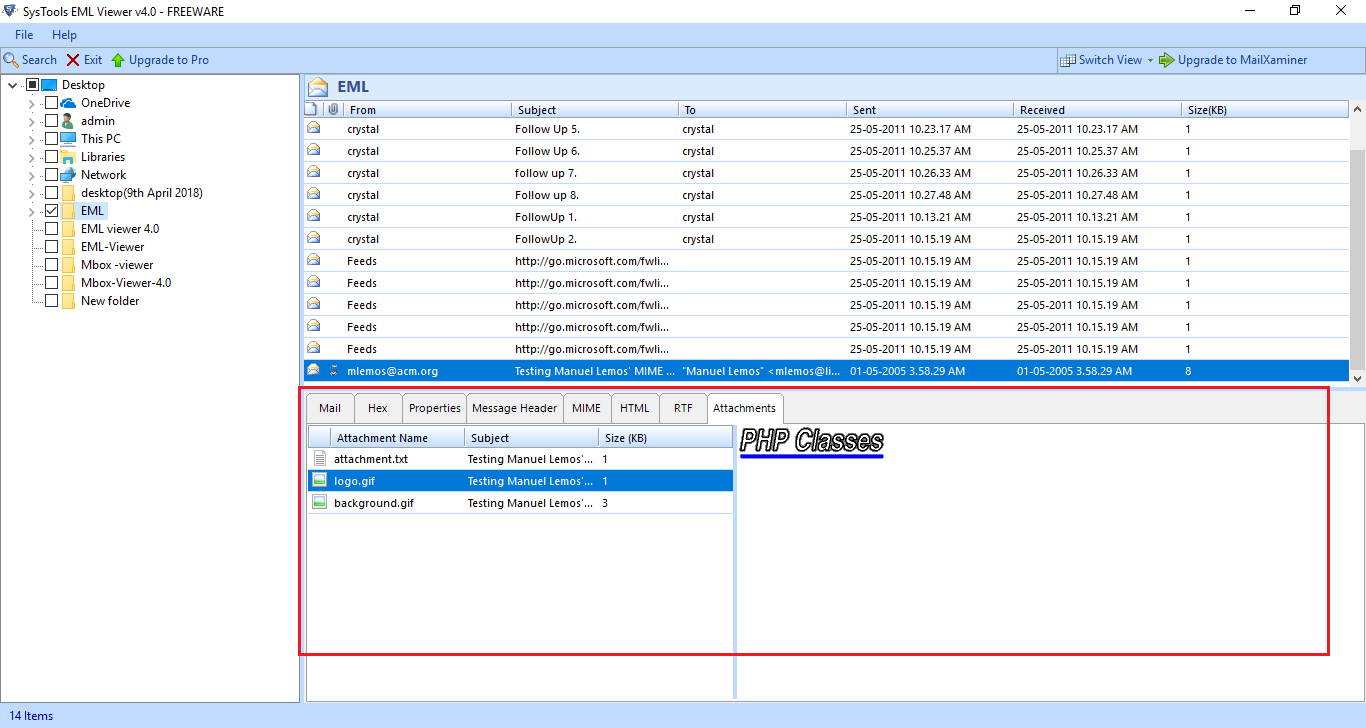 eml file extension