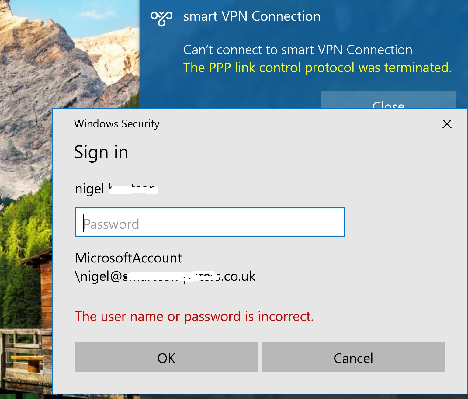 ipinator vpn not connecting