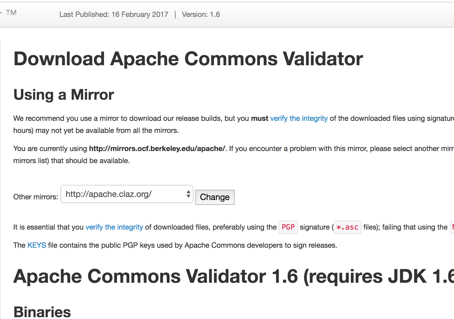 apache commons credit card validator