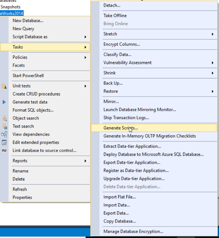 How To Restore Stored Procedure In Sql Server | Experts Exchange