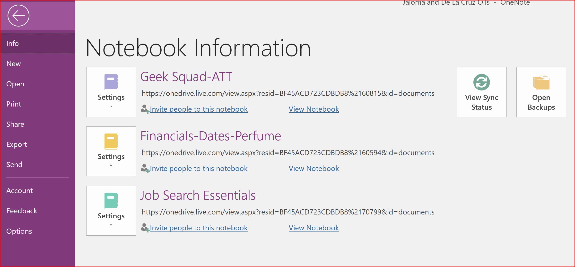 Solved I need help with Onenote Notebook and Onedrive Experts Exchange