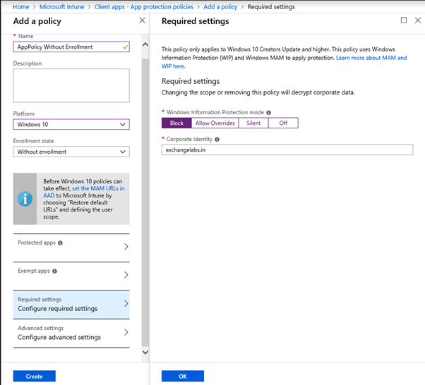 microsoft intune windows 10