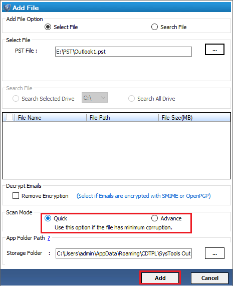 recover deleted files outlook 2016