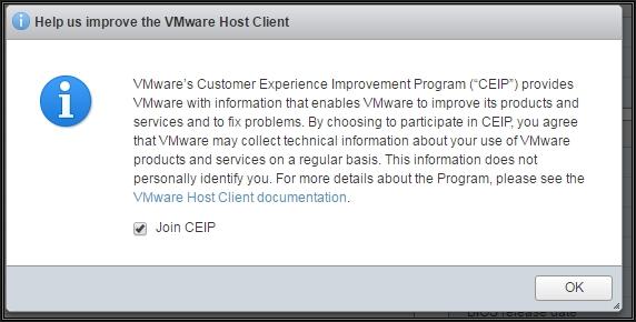 Vsphere client 6.7