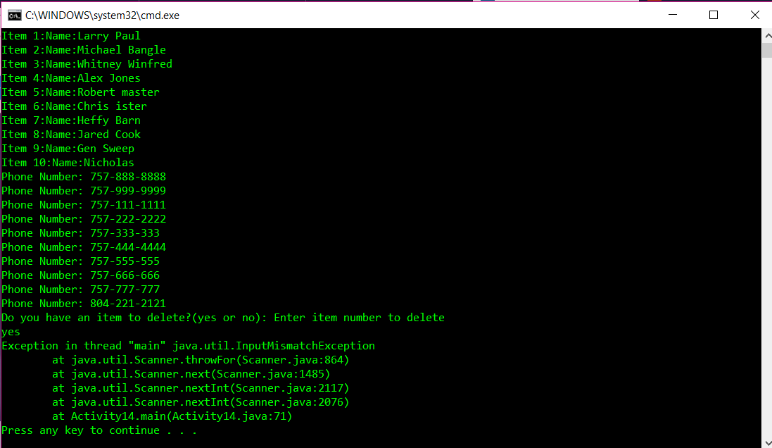 Valid Delimeter For Java Java Help