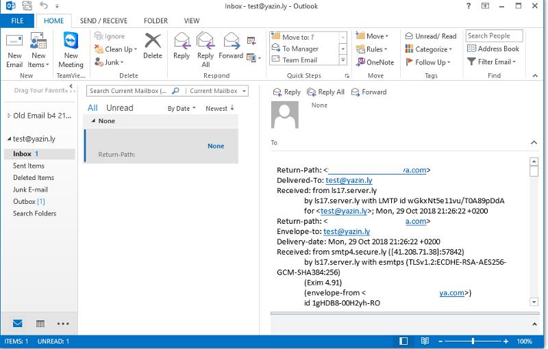 Solved: Outlook is not showing message correctly, looks like encrypted