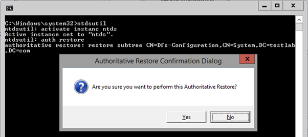 Microsoft DFS-N and DFS-R Accidental Deletion Recovery | Experts Exchange