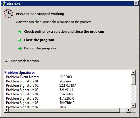 Solved Extract To Excel Closes Application With A Clrr3 Error Experts Exchange