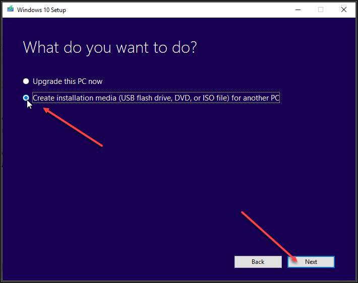 how to back up an iso image of windows 10