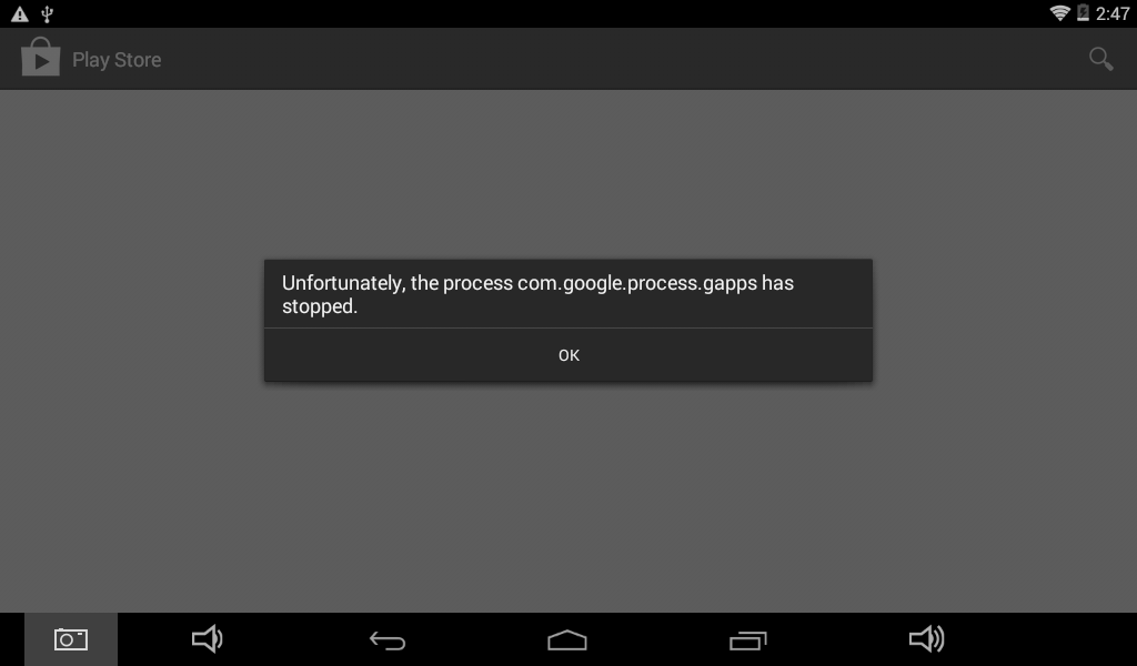 Unfortunately The Process Com Google Process Gapps Has Stopped On