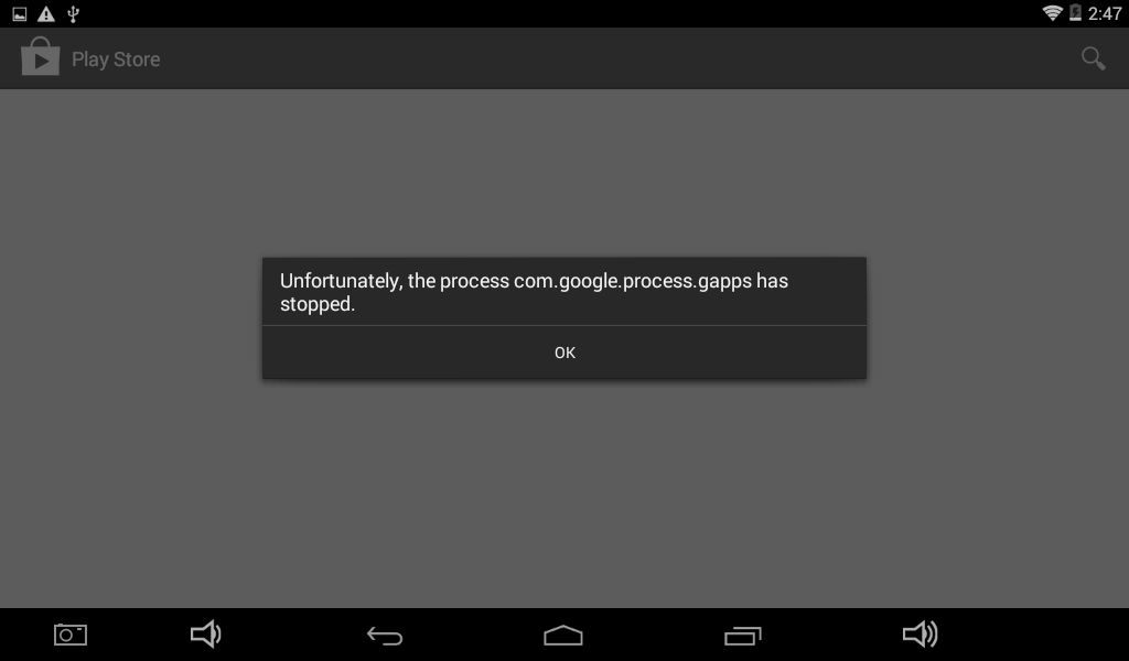 Unfortunately The Process Com Google Process Gapps Has Stopped On