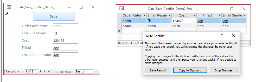 Solved: Write Conflict after upgrading Access 2007 database to Access ...