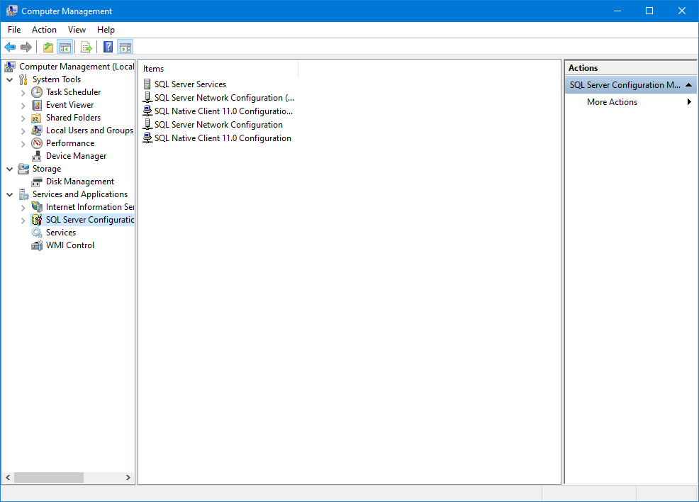 Sql Server Configuration Manager Not Working