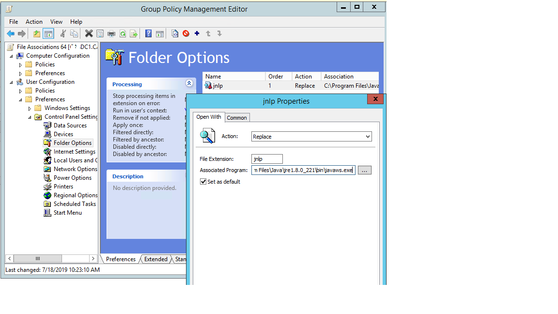 Solved File association specification in GPO Experts Exchange