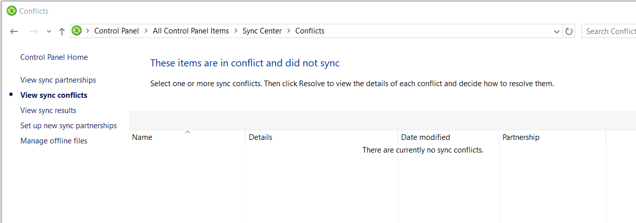 Solved: Offline files show sync conflict when there isn't one | Experts ...