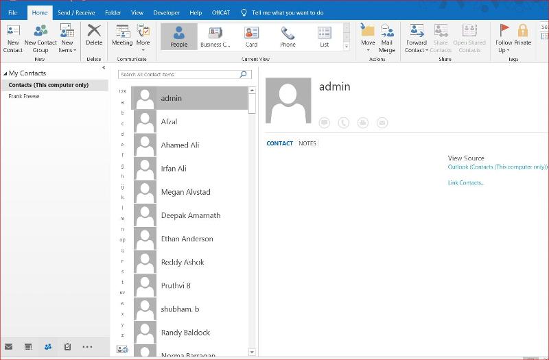 Solved Missing Outlook 2016 Contacts? Experts Exchange