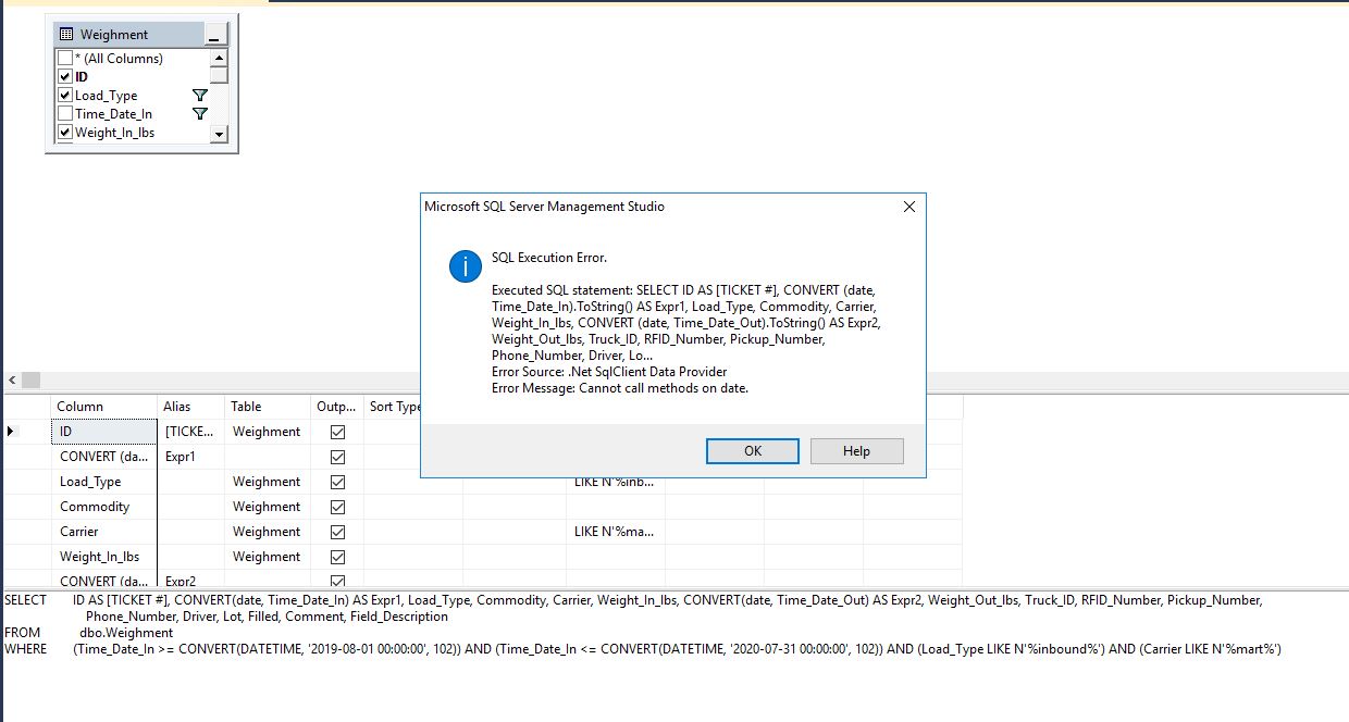 Solved: SQL Select only date from a column with date and time | Experts ...