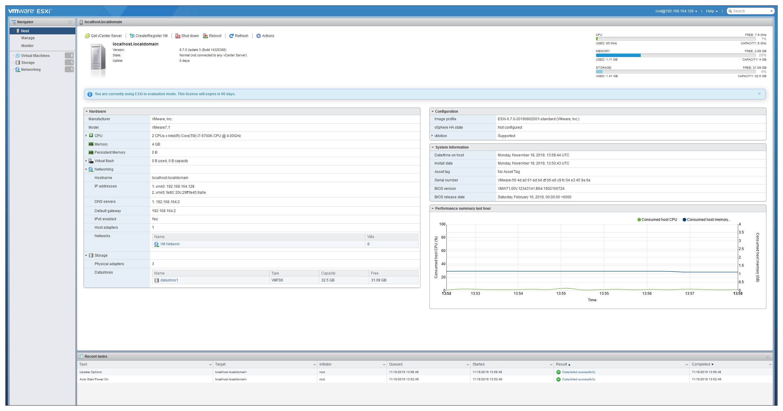 HOW TO Enable SSH Remote Access on a VMware vSphere Hypervisor 6.7