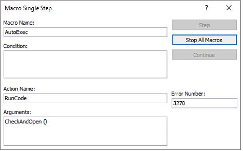 Как запустить access runtime