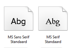 How to install MS Sans Serif font on Windows 10. | Experts Exchange