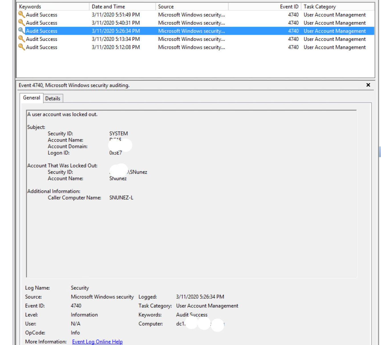 Solved windows domain account keeps on getting locked out Experts