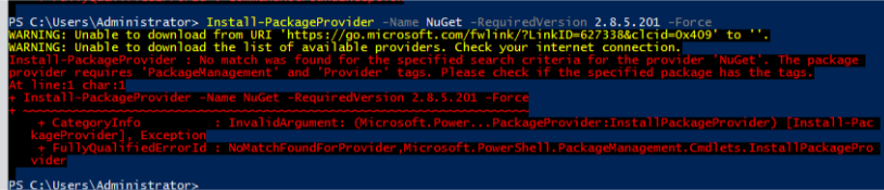 Solved: Powershell command error | Experts Exchange