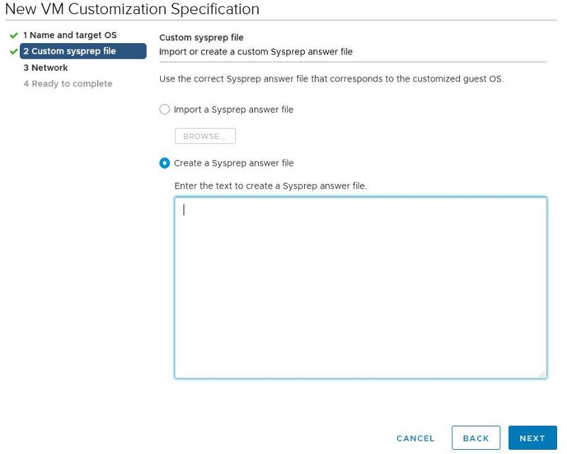Solved how to create a sysprep answer file in vmware experts exchange