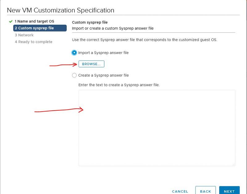 Solved how to create a sysprep answer file in vmware experts exchange